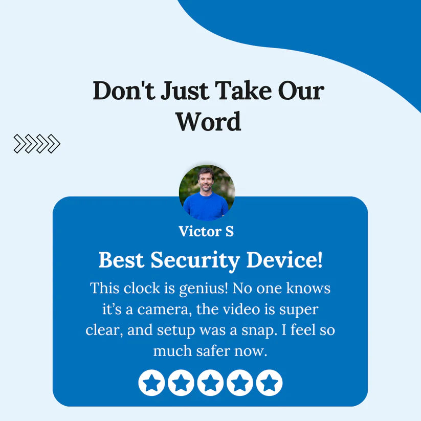 SafeView Surveillance Clock