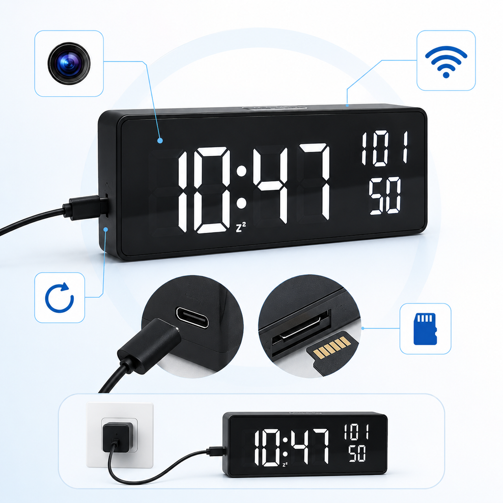 WiFi Mini Clock Camera