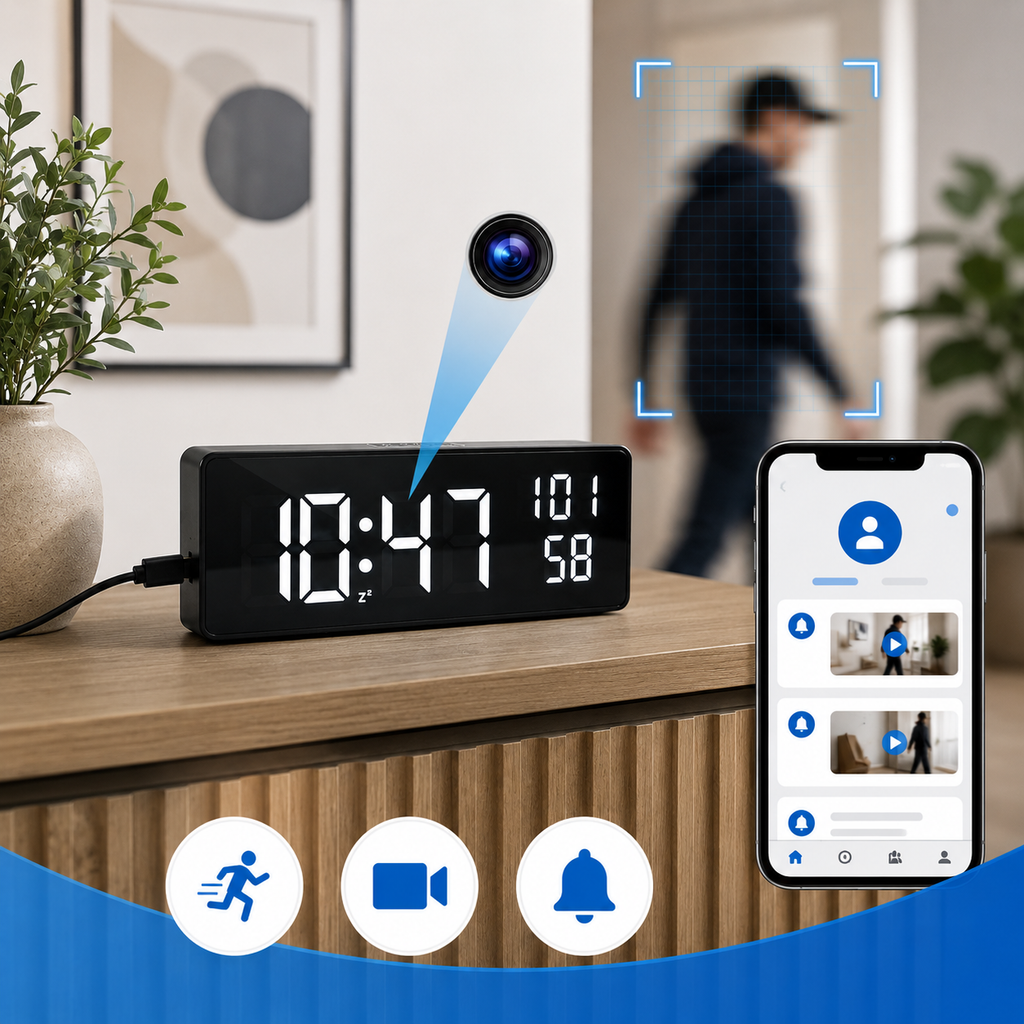 WiFi Mini Clock Camera