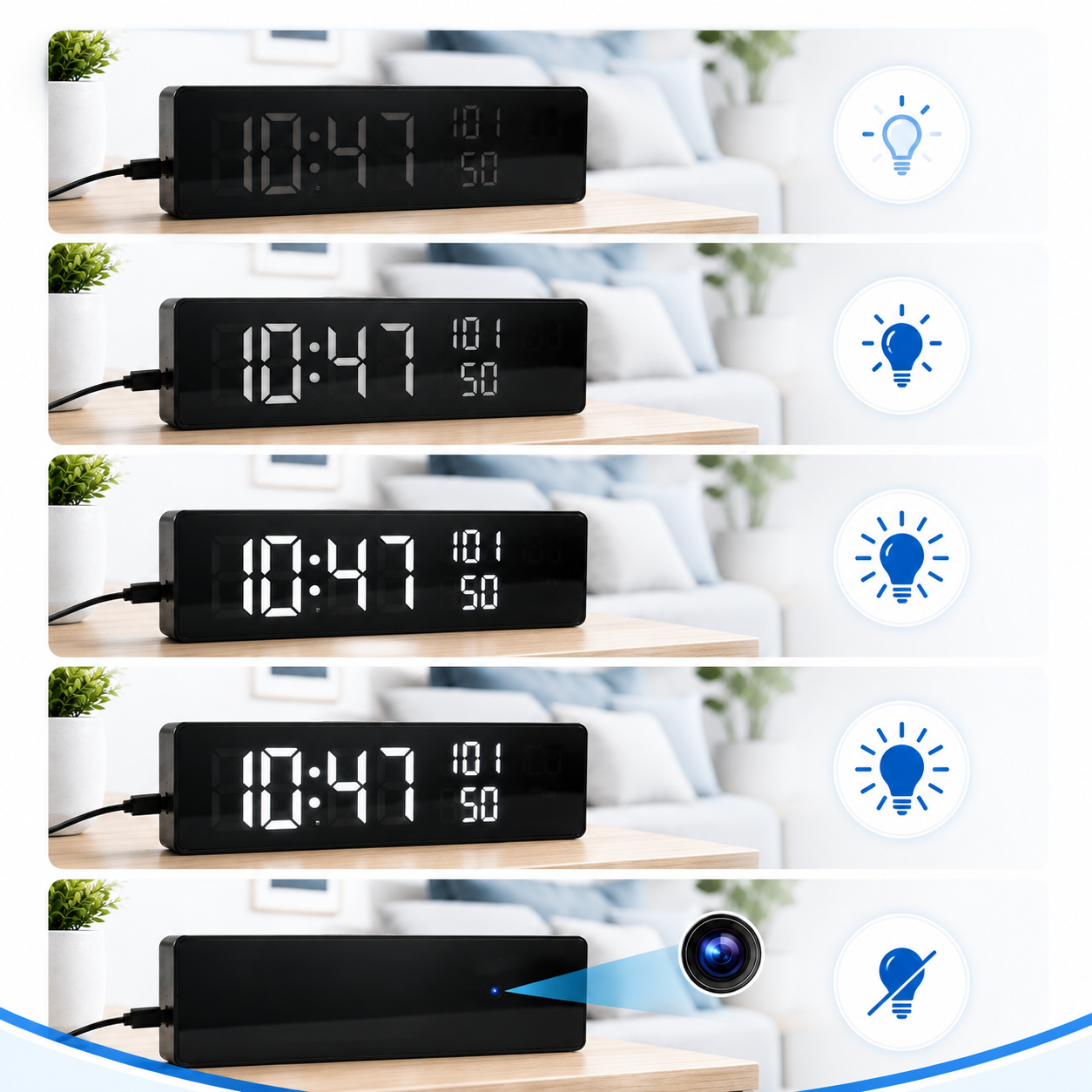 WiFi Mini Clock Camera