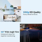 SafeView Surveillance Clock