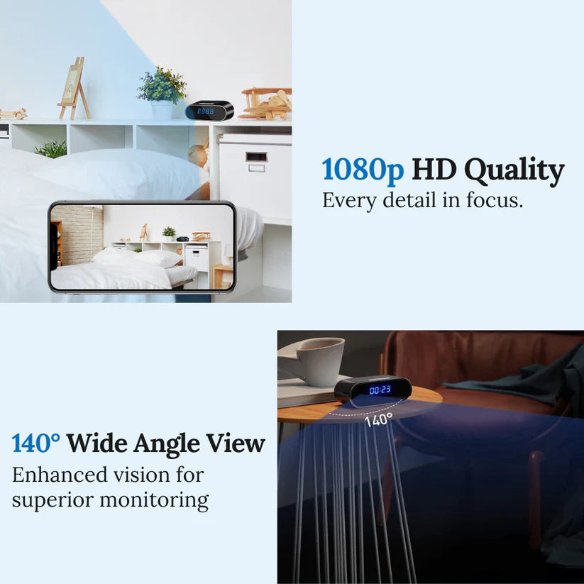 SafeView Surveillance Clock